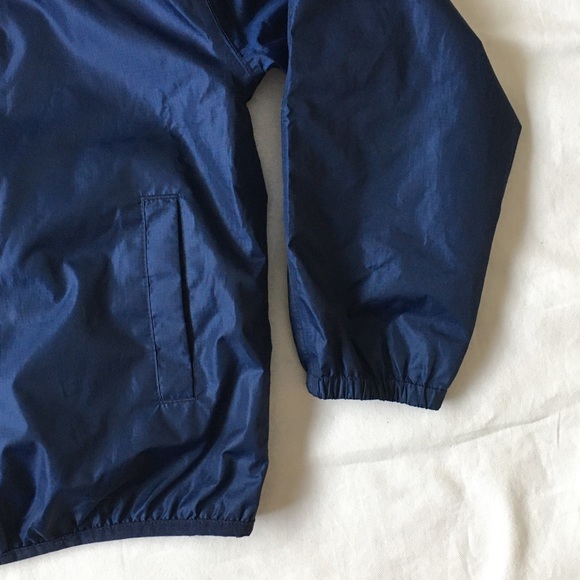 Lands' End Navy blue Windbreaker size 7 large Jacket Navy Blue Full Zip EUC. - Picture 10 of 13